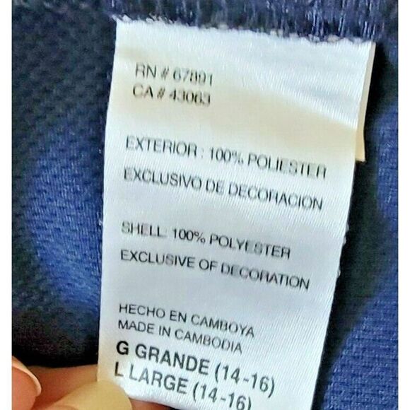 Russell Wilson Seattle Seahawks NFL Team Apparel Navy Blue Youth Jersey LG NWOT - Picture 8 of 8